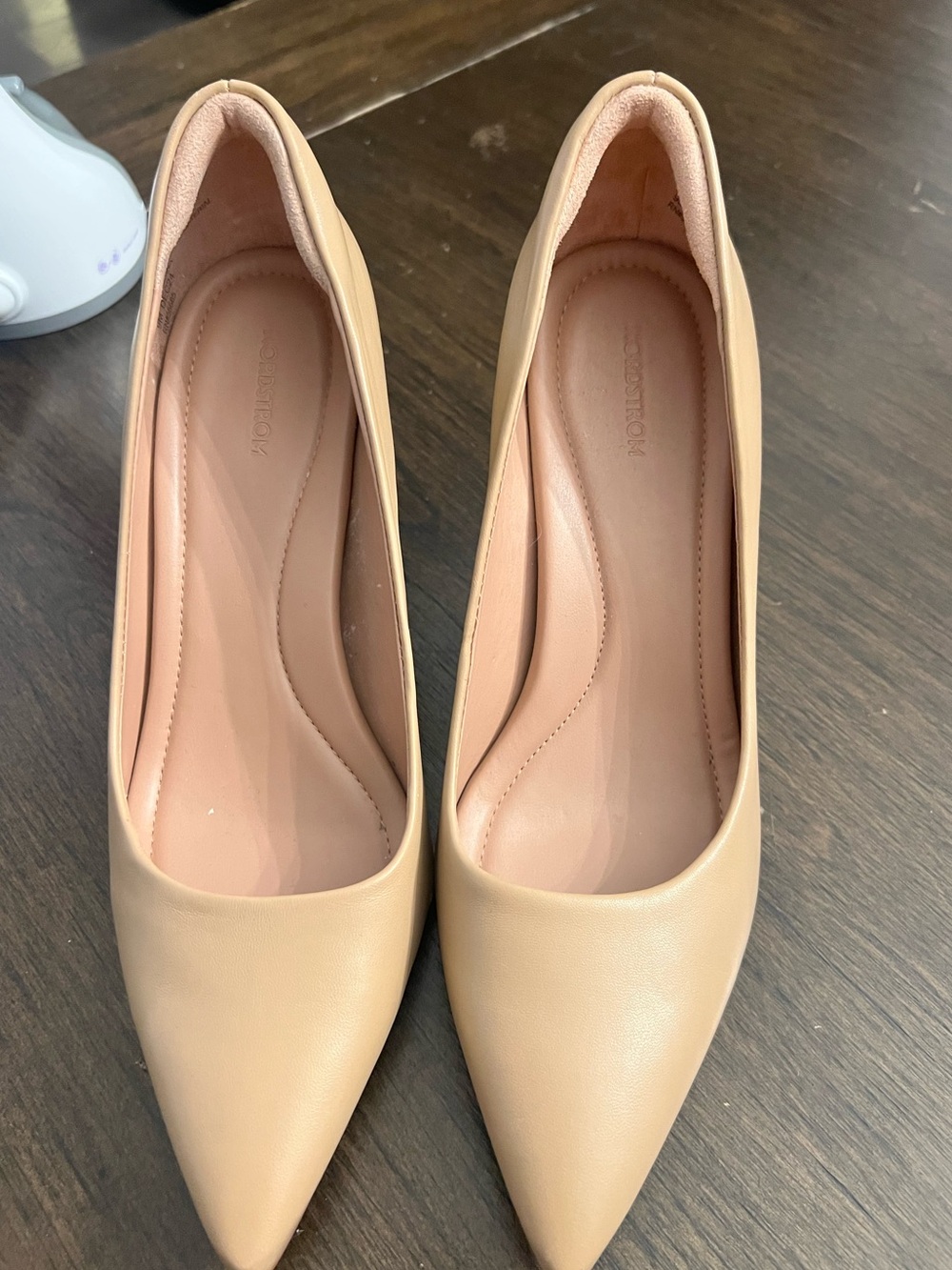 Nordstrom NoPoppy Nude Pointed Toe Pumps, Size 9